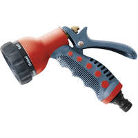 EXTOL EXTOL pisztoly szórófej, festett réz fejjel, 7 féle sugár, kuplung csatlakozóval, ergonomikus GARDEN 70213