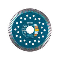 EXTOL EXTOL gyémántvágó, ipari korong,TURBO,gyors vágás; 115×22,2mm, száraz és vizes vágásra 8703051