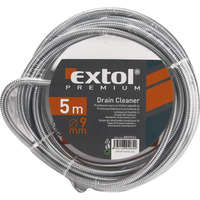 EXTOL EXTOL 8859026 lefolyócső tisztító, 10m, 9mm átmérő, kézi tekerővel, tisztító körömmel, (1,9mm drótból sodorva)