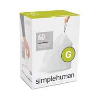 SimpleHuman SimpleHuman CW0257 G-típusú egyedi méretezésű szemetes zsák újratöltő csomag (60 db)