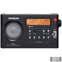 Sangean Sangean PR-D7PACKAGE B Hordozható szintézeres AM/FM táskarádió (fekete)