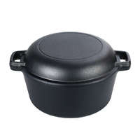 Perfect Home Perfect Home Öntöttvas 2in1 lábas, szeletsütő fedővel 26 cm 14793