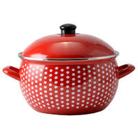 Perfect Home Perfect Home Pöttyös Zománcozott lábas 20cm+fedő 15612