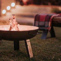 Perfect Home Vas Tűztál 55 cm 3 lábú 71035