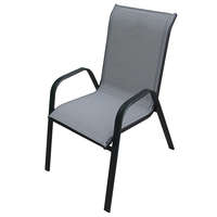 Rojaplast ROJAPLAST XT1012C fém kerti szék, 69 x 55 x 95 cm - szürke 1012C