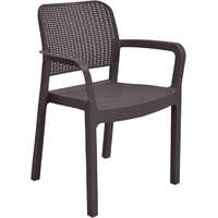 Allibert ALLIBERT SAMANNA műanyag kerti szék - barna (Méret: 53 x 58 x) 216923