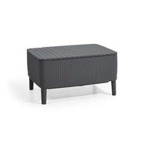 Allibert ALLIBERT SALEMO polyrattan többfunkciós kerti asztal - grafit 244102