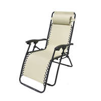 Rojaplast ROJAPLAST 2320 OXFORD fém összecsukható kerti/kemping/napozó szék - bézs 605/12