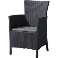 Allibert ALLIBERT IOWA/MONTANA polyrattan kerti fotel - grafit