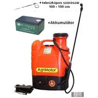 Agrimotor Agrimotor SX-15D Akkumulátoros háti permetező TRIPLA SZETT