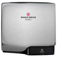 World Dryer L-971 WORLD DRYER SLIMdri automata kézszárító, alumínium, selyem, 950 W, 10-12 mp, 83 dB