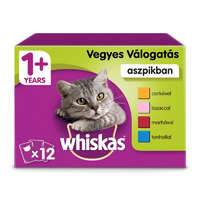 Whiskas Whiskas alutasak Multipack halas-húsos mix válogatás 12x85g