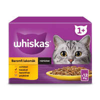 Whiskas Whiskas Alutasakos Szárnyas Válogatás Mártásban 12x85g Multipack