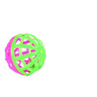 Trixie Trixie Játék Labda 3db-Os Vegyes 3,5-4cm