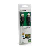 Belkin Belkin HDMI-HDMI High Speed with Ethernet Cable 1m Gold Connector Black F3Y021bt1M