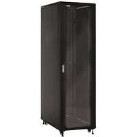WP WP Standing Network Rack RNB Series 19" 42U 600x600mm Mounted, Black RAL 9005 WPN-RNB-42606-B