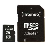 Intenso Intenso 8GB microSD Class 10 adapterrel 3413460