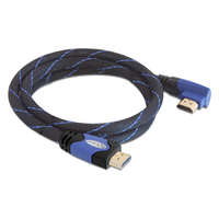DeLock DeLock Cable High Speed HDMI with Ethernet – HDMI A male > HDMI A male angled 4K 1m 82955