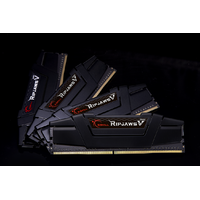 G.SKILL G.SKILL 64GB DDR4 3200MHz Kit(4x16GB) RipjawsV Black F4-3200C16Q-64GVK