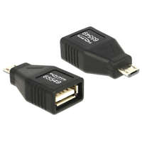 DeLock DeLock Adapter USB Micro B male > USB 2.0 female OTG full covered 65549