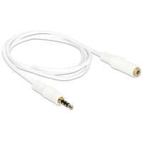 DeLock DeLock Extension Cable Audio Stereo Jack 3.5 mm male / female IPhone 4 pin 0,5m 84717
