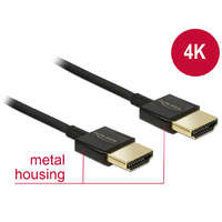 DeLock DeLock Cable High Speed HDMI with Ethernet - HDMI-A male > HDMI-A male 3D 4K 0,25m Slim High Quality 85117