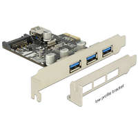 DeLock DeLock PCI Express Card > 3x external + 1x internal USB 3.0 Type-A female 89301