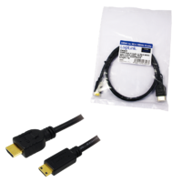 Logilink Logilink CH0021 HDMI to HDMI Mini High Speed Cable w.E. 1m Black