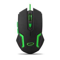Esperanza Esperanza MX205 Fighter Gamer mouse Black/Green EGM205G