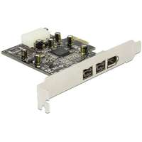 DeLock DeLock PCI Express Card > 2x external FireWire B + 1x external FireWire A 89153
