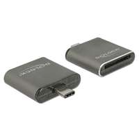 DeLock DeLock USB Type-C SDHC/SDXC UHS-II/MMC Single Slot Card Reader Black 91498