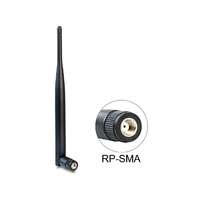 DeLock DeLock WLAN 802.11 b/g/n Antenna RP-SMA plug 5 dBi omnidirectional with tilt joint Black 88396