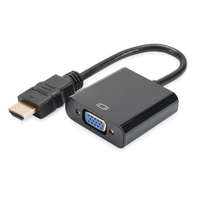 Digitus Digitus DA-70461 HDMI to VGA converter adapter Typ A - VGA (D-Sub) connector 3,5mm audio jack Black