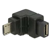 DeLock DeLock USB 2.0 Micro-B male > USB 2.0 Micro-B female angled down adapter 65668