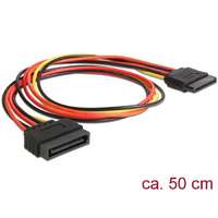 DeLock DeLock Extension Cable Power SATA 15 Pin male > SATA 15 Pin female 50cm 60132