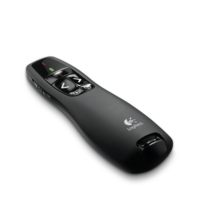 Logitech Logitech R400 Laser Presentation Remote Wireless Presenter Red Laser Black 910-001357