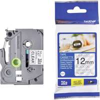 Brother Brother TZE-131s laminált P-touch szalag (12mm) Black on Clear - 4m TZE131S