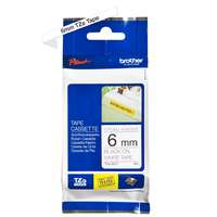 Brother Brother TZE-S211 laminált P-touch szalag (6mm) Black on White - 8m TZES211