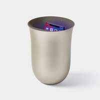 Lexon Lexon Oblio 10W Wireless charging station with built-in UV sanitizer Gold LH59G