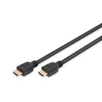 Assmann Assmann HDMI Ultra High Speed connection cable, type A 1m Black AK-330124-010-S