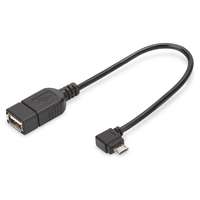 Assmann Assmann USB 2.0 adpter cable, OTG, type micro B - A AK-300313-002-S