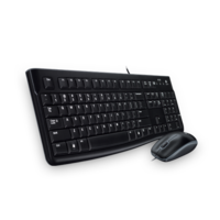 Logitech Logitech MK120 USB billentyűzet + egér Black HU 920-002542