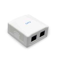 Gembird Gembird NCAC-2U6-01 CAT6 UTP 2-port surface mount box