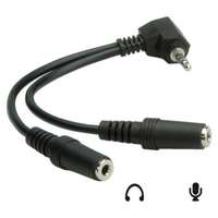 Roline Roline 3.5mm Stereo male to 2x3.5 mm Stereo Female Black 11.09.4441-20