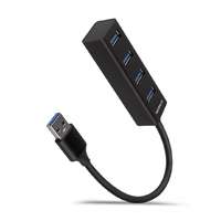 AXAGON AXAGON HUE-M1A SuperSpeed USB-A Mini Hub 4-Portos USB3.2 HUB Metal black