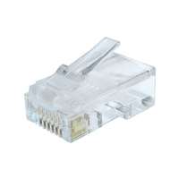 Gembird Gembird RJ45/LC-8P8C-002/10 Modular plug 8P8C for solid CAT6 LAN cable UTP 10 pcs per bag
