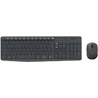 Logitech Logitech MK235 Wireless Combo billentyűzet + egér Black DE 920-007905