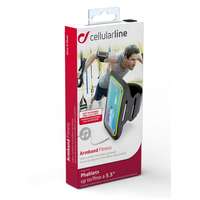 Cellularline Cellularline Sport ARMBAND FITNESS sports case, for smartphones up to 5.5", black ARMBANDFIT55K