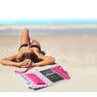 Cellularline Cellularline Waterproof case with wallet Voyager Pochette for phones up to 5.2", pink VOYAGERPOCHET17P