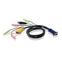 ATEN ATEN USB KVM Cable with 3 in 1 SPHD and Audio 1,8m Black 2L-5302U